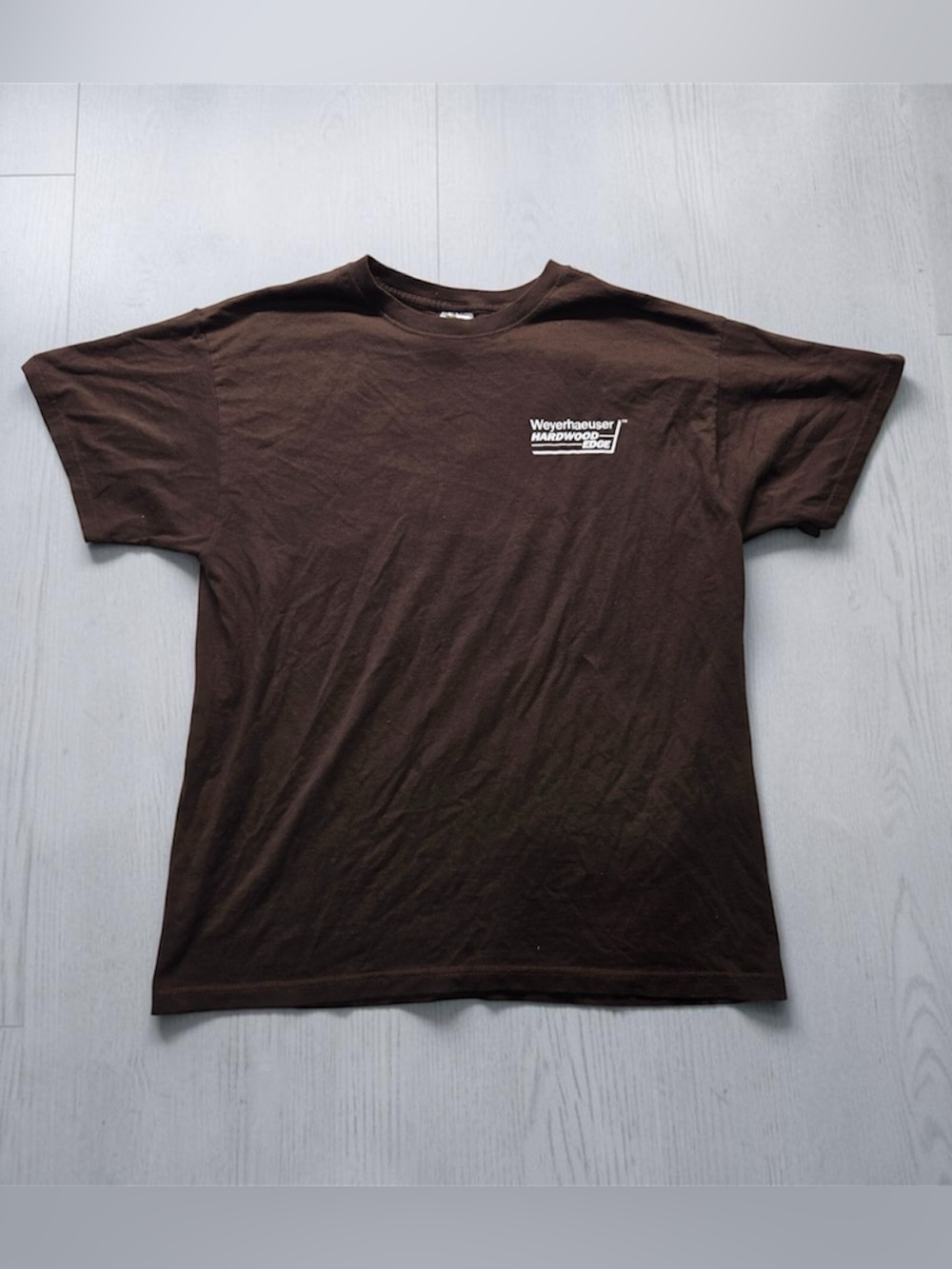 Weyerhaeuser Hardwood Brown Crewneck T-Shirt - Men